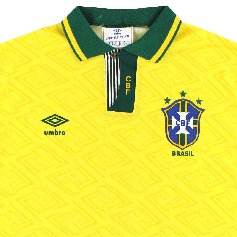 1991/93 Brazil Home Shirt