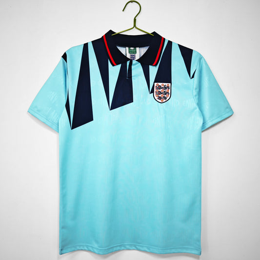 2022 England Retro Blue Shirt